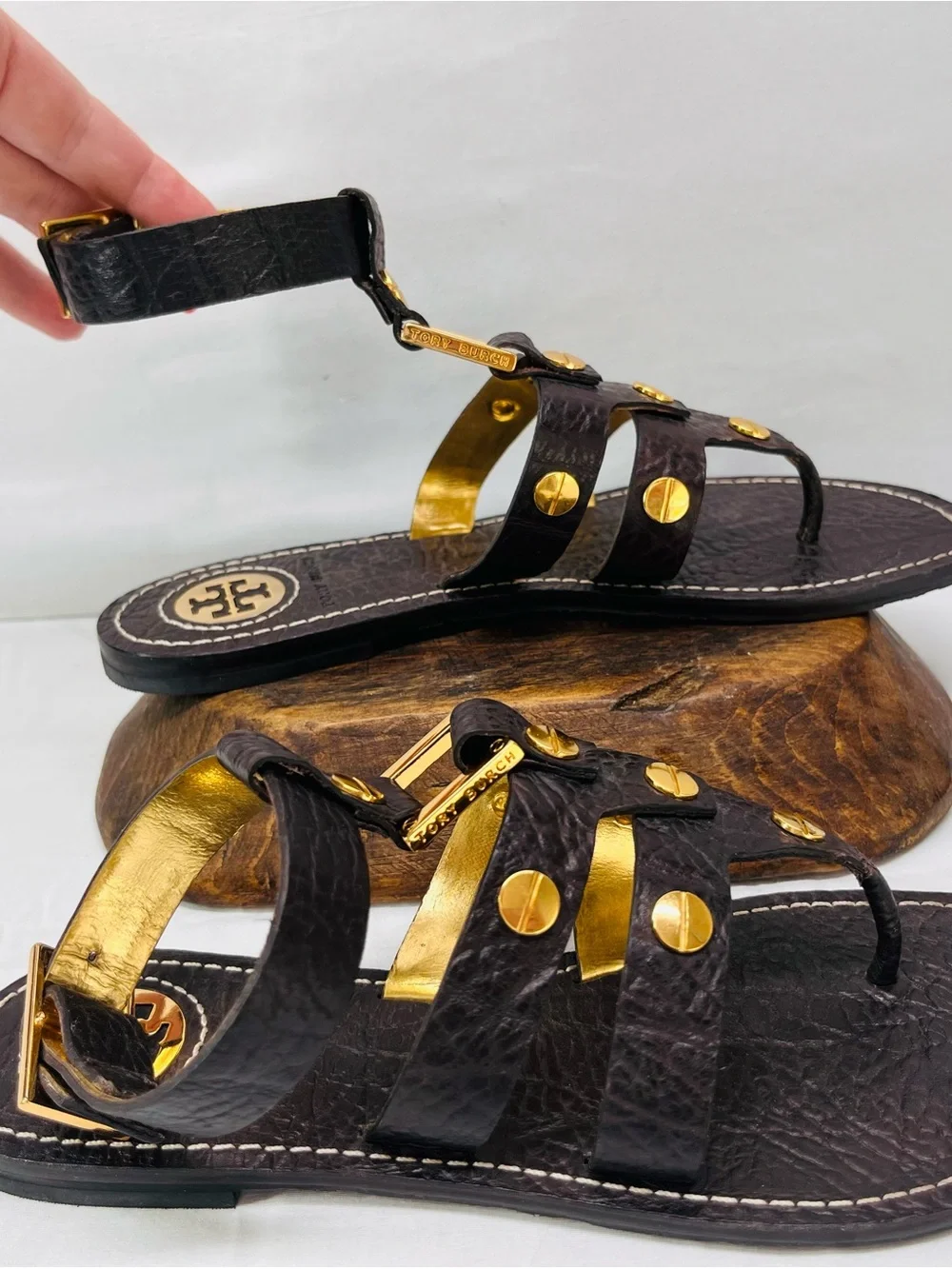 Tory Burch black leather